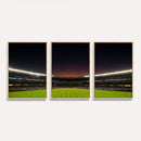 Yankee Stadium Night Game Triple Canvas, Yankee Stadium