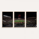 Framed Texas Tech Red Raiders Stadium Canvas, Texas Tech Red