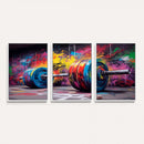 Abstract Graffiti Barbell Canvas Wall Art – Urban Fitness