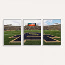 Notre Dame Stadium Giclee Canvas Print | Triptych Wall Art