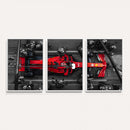 Ferrari Pit Stop Canvas Wall Art – Precision and Speed