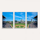 Wrigley Field Chicago Cubs Panoramic Art Multi-Piece Canvas