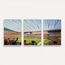 Cleveland Browns Stadium Wall Art Canvas Print – Framed NFL