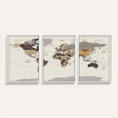World Map Wall Art Print