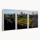 Chicago Cubs Baseball Team Print - Wrigley Field Stadium