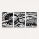 Vintage Antique Airplane Wall Art Canvas Print