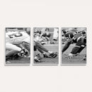 American Football Player Wall Art Canvas Print