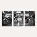 American Football Wall Art Canvas Print Framed Stadium Sport