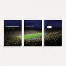 Michigan Wolverines Football Canvas Wall Decor, Football