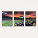 Eugene Autzen Stadium Canvas Wall Art Print – Sunset Over