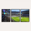 Tottenham Hotspur Stadium Canvas Print, Match Day Triple
