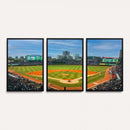 Wrigley Field Chicago Cubs Panoramic Canvas Print –