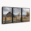 Rustic Autumn Farmhouse Wall Art Canvas Print – Serene