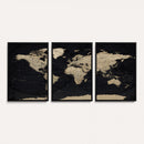 World Map Wall Art Print – Detailed Map of the World Wall