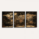World Map Canvas Print, Modern Decorative Framed Map Artwork