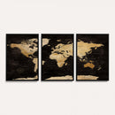 Extra Large World Map Canvas Print – Detailed Map Classic