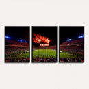 Auburn Stadium Wall Art Canvas Print, College Football Night