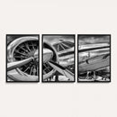 Vintage Antique Airplane Wall Art Canvas Print