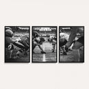 American Football Wall Art Canvas Print Framed Stadium Sport