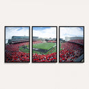 Cincinnati Bearcats Football Team Print - Nippert Stadium Wall Art Canvas Print