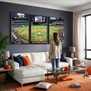 Citi Field Wall Art Print | 3-Panel New York Mets Baseball