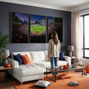 Houston Astros Baseball Print Canvas - Houston Minute Maid