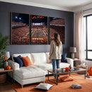 Texas Stadium Night Game Wall Art Canvas Print – Vibrant