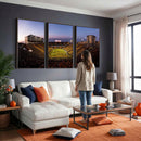 Iowa Hawkeyes Kinnick Stadium Wall Art Canvas Print, Framed
