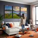 Pebble Beach Golf Links Wall Art Canvas Print – Iconic