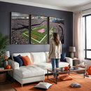 Chicago Bears Soldiers Field Wall Art Canvas Print – Framed