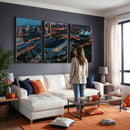 Chicago Bears Soldiers Field Wall Art Canvas Print – Framed