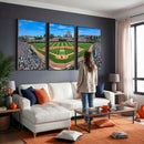 Wrigley Field Baseball Stadium Canvas Wall Art – Packed