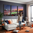Dooley Stadium Wall Art, Sports Arena Canvas Print, Dooley