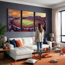 Dooley Stadium Wall Art, Sports Arena Canvas Print, Dooley