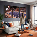 Boise State Stadium Large Wall Art Canvas Print for Living