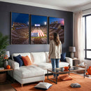 Oklahoma Sooners Memorial Stadium Wall Art Canvas Print,