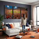 Clemson Tigers Memorial Stadium Wall Art Canvas Print