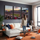 Donald W. Reynolds Razorback Stadium Wall Art Canvas Print –