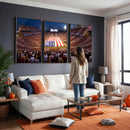 Oklahoma Memorial Stadium Wall Art Canvas Print – Oklahoma