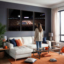 Oklahoma Memorial Stadium Wall Art Canvas Print – Oklahoma