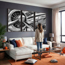 Vintage Antique Airplane Wall Art Canvas Print