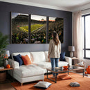 Oregon Stadium Canvas Wall Art - Captivating Game Day Scene