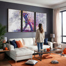 Watercolor Golf Swing Wall Art Canvas Print | Vibrant