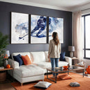 Hockey Player Wall Art Canvas Print - Sports-Inspired