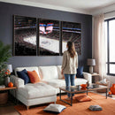 Rogers Place Edmonton Oilers Ice Hockey Stadium Wall Art,