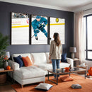 San Jose Sharks Ice Hockey Player Wall Art Canvas Print