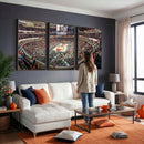 United Center Chicago Bulls Stadium Wall Art Canvas Print