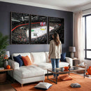 Vaudoise Lausanne Ice Hockey Arena Stadium Wall Art Canvas,