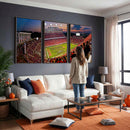 NC State Wolfpack Football Team Print - Raleigh