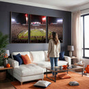 Framed Florida State Seminoles Football Team Print -